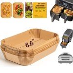 Katbite 130PCS Air Fryer Disposable Liners, 8.6x5.5