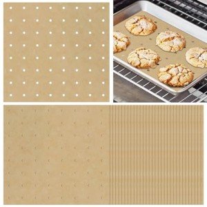 120 Pcs Air Fryer Parchment Paper Liners
