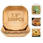 Disposable Square Air Fryer Liners, 100PCS