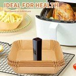 Disposable Square Air Fryer Liners, 100PCS