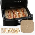 Unbleached Air Fryer Liners - 100 Pre-Cut Sheets
