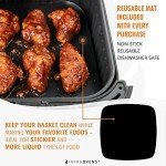 Unbleached Air Fryer Liners - 100 Pre-Cut Sheets