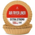 WAVELU Extra Strong Air Fryer Parchment Liners 100pcs