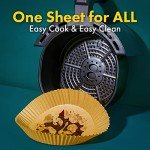 WAVELU Extra Strong Air Fryer Parchment Liners 100pcs