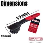 Chef Master Cast Iron Scrub Brush with Grip