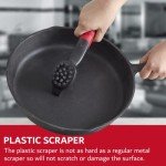 Chef Master Cast Iron Scrub Brush with Grip