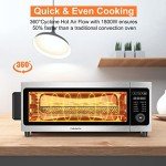 Fabuletta 10-in-1 Air Fryer Toaster Oven