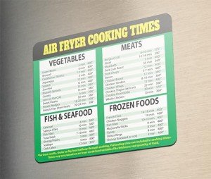 Air Fryer Cheat Sheet & Accessory Magnet Set