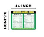 Air Fryer Cheat Sheet & Accessory Magnet Set