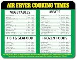 Air Fryer Cheat Sheet & Accessory Magnet Set