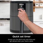 Ninja Mini Air Fryer, 2 Quart Capacity, Grey