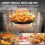 TOSHIBA 8-in-1 Microwave Oven with Air Fryer
