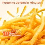 Compact 2.1QT Air Fryer with 4 Cooking Functions