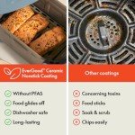 Bella 4Qt Slim Air Fryer with Nonstick Coating