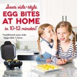 DASH Deluxe Egg Bite Maker with Silicone Molds