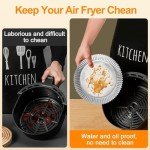 100 PCS Non-Stick Aluminum Foil Air Fryer Liners