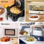 100 PCS Non-Stick Aluminum Foil Air Fryer Liners
