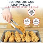 Silicone Heat Resistant Tongs Set – 3 Sizes