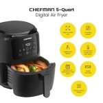 Chefman 5 Qt Digital Air Fryer - Easy Touch Controls