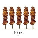 Leefasy 10 Pcs Stainless Steel Air Fryer Skewers