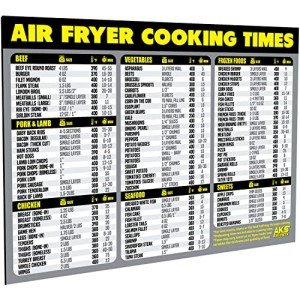 Air Fryer Cooking Times Magnet - Easy Reference