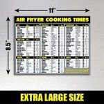 Air Fryer Cooking Times Magnet - Easy Reference