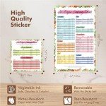 Air Fryer Cheat Sheet Set with Labels