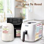 Air Fryer Cheat Sheet Set with Labels