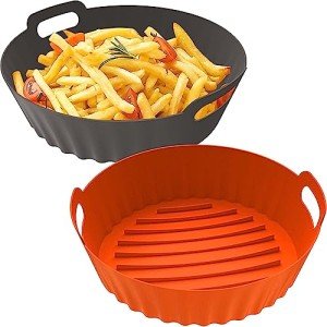 Silicone Air Fryer Liners 2 Pack - 7.7 Inch