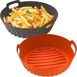 Silicone Air Fryer Liners 2 Pack - 7.7 Inch