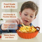 Silicone Air Fryer Liners 2 Pack - 7.7 Inch