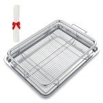 N.Gracia Large Stainless Steel Air Fryer Basket