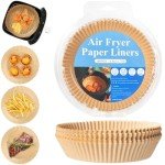 Disposable Air Fryer Liner Paper - 100 Packs