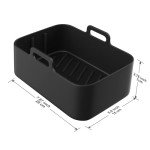 Reusable Silicone Liners for 10QT Air Fryers - 2 Pack