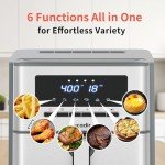 10 Quart Family Air Fryer with 6 Functions