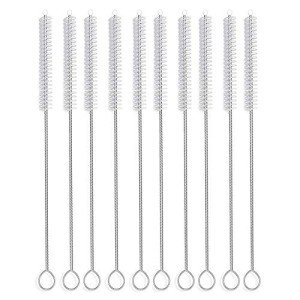 Long Straw Brush Set - 10 Flexible Cleaners