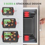 NutriChef Nonstick Kitchen Baking Pans Set