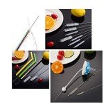 Long Straw Brush Set - 10 Flexible Cleaners