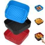 Silicone Air Fryer Liners - Set of 3