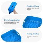 Silicone Air Fryer Liners - Set of 3