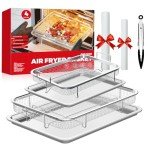 Stainless Steel Air Fryer Basket and Baking Tray