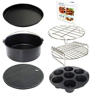 7-Piece Air Fryer Accessories Set with Egg Bites Mold