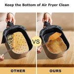 100 Pcs Rectangular Air Fryer Baking Liners