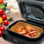 100 Pcs Rectangular Air Fryer Baking Liners