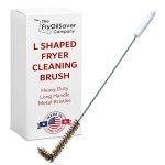 L-Shaped Fryer Cleaning Brush with Long Handle