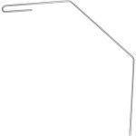 FMP 226-1003 Stainless Steel Fryer Cleanout Tool