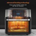 20 QT 10-in-1 Air Fryer Oven Combo