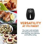 Elite Gourmet 6.5Qt Air Fryer with Cookbook