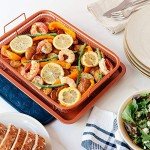 Chef Pomodoro Copper Crisper Tray Set