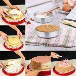 TeamFar 6-Inch Stainless Steel Cake Pan Set